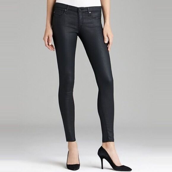 AG The Absolute Legging Extreme Skinny Coated Jean - Picture 1 of 8